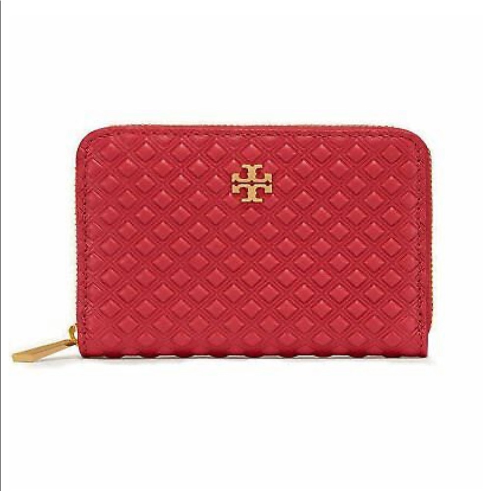 🌺TORY BURCH 🌺Marion Embossed Zip Coin Case